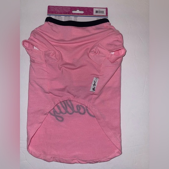 New Dolly Parton Doggy Parton Pink Dog T-Shirt‎ Pet Clothes size Medium - Picture 2 of 3